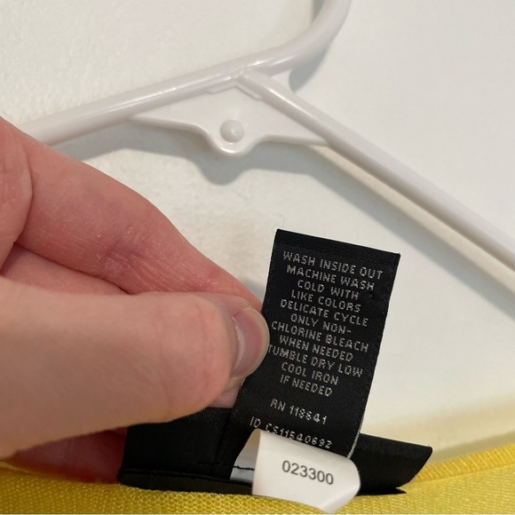 LANE BRYANT Plus Size Bright Yellow Open Drape Front Waterfall Cardigan Sweater - Picture 9 of 15